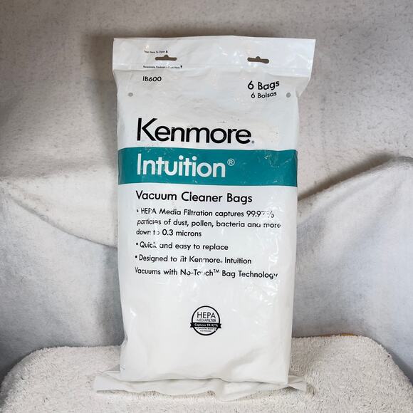 Kenmore Intuition HEPA Upright Vacuum 6 Bags for No-Touch Bag Technology IB600 - Picture 2 of 7